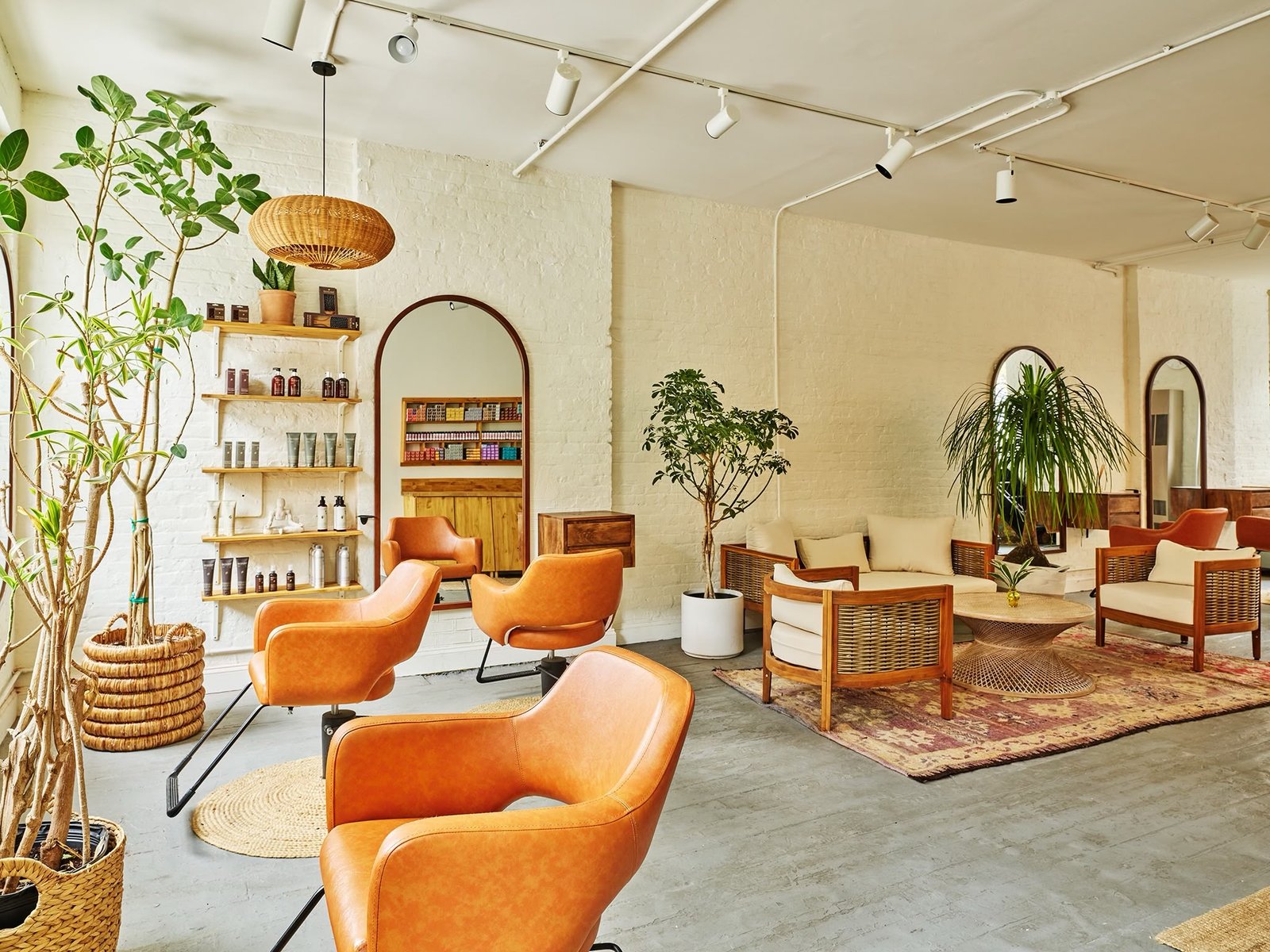 Williamsburg Blow Bar salon interior in Brooklyn NY