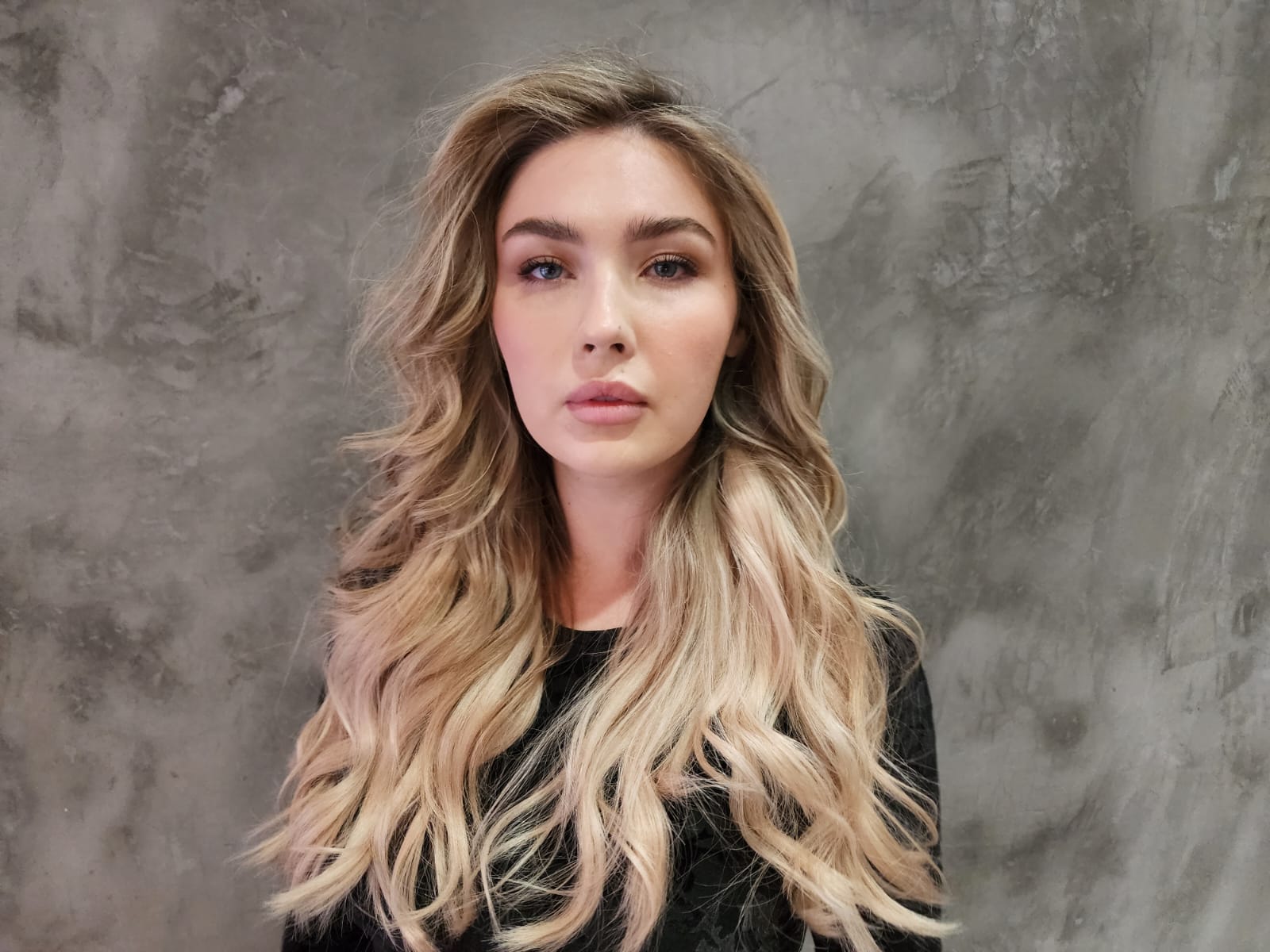 Blowout with hair extension