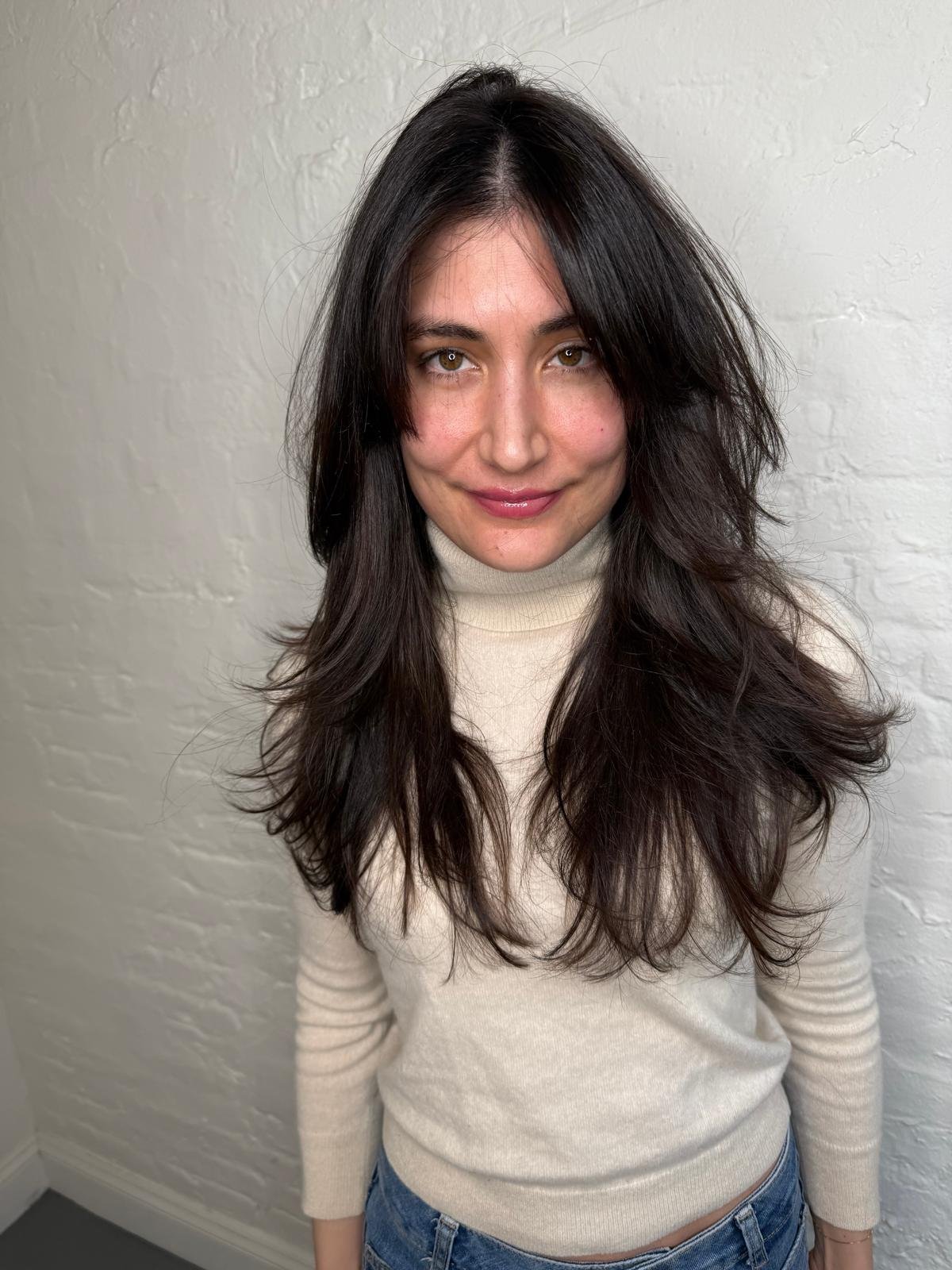 After haircut & blowout styling at Williamsburg Blow Bar